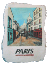 pavé de Paris Montmartre Utrillo